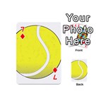 Tennis Ball Ball Sport Fitness Playing Cards 54 (Mini)  Front - Diamond7
