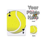 Tennis Ball Ball Sport Fitness Playing Cards 54 (Mini)  Front - Club4