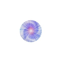 Creation Light Blue White Neon Sun 1  Mini Buttons by Mariart