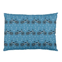 Bicycles Pattern Pillow Case by linceazul