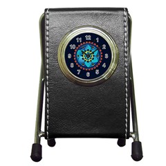 Abstract Mechanical Object Pen Holder Desk Clocks by linceazul