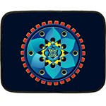 Abstract Mechanical Object Double Sided Fleece Blanket (Mini)  35 x27  Blanket Back