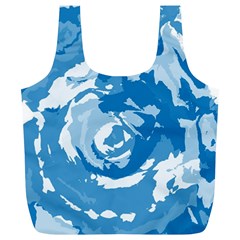 Abstract Art Full Print Recycle Bags (l)  by ValentinaDesign