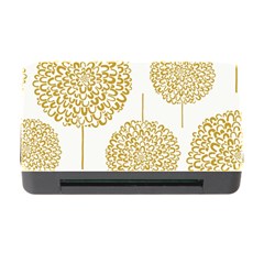 Loboloup Hydrangea Quote Floral And Botanical Flower Memory Card Reader With Cf by Mariart