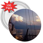 Sailing Into The Storm 3  Buttons (100 pack)  Front