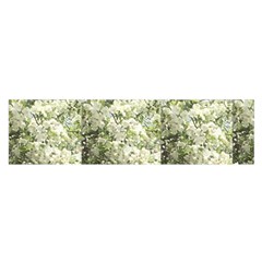 White Myrtle Satin Scarf (oblong) by SusanFranzblau