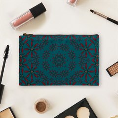 Stars Of Golden Metal Cosmetic Bag (medium)  by pepitasart