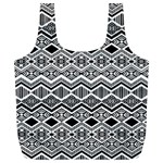 Aztec Design  Pattern Full Print Recycle Bags (L)  Front