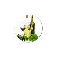 White Wine Red Wine The Bottle Golf Ball Marker (10 Pack) by BangZart