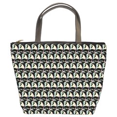 Colorful Pop Art Monkey Pattern Bucket Bags by paulaoliveiradesign