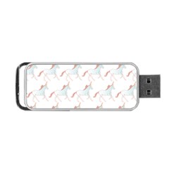 Unicorn Pattern Portable Usb Flash (two Sides) by paulaoliveiradesign