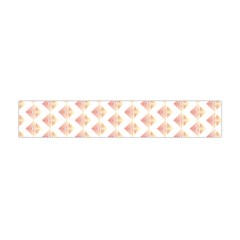 Geometric Losangle Pattern Rosy Flano Scarf (mini) by paulaoliveiradesign