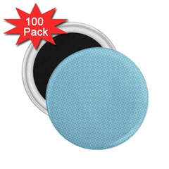 Blue Pattern 2 25  Magnets (100 Pack)  by paulaoliveiradesign