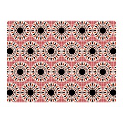 Black Stars Pattern Double Sided Flano Blanket (mini)  by linceazul