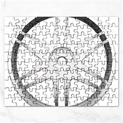 Wheel Skin Cover Rectangular Jigsaw Puzzl by BangZart