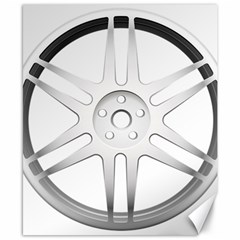 Wheel Skin Cover Canvas 8  X 10  by BangZart