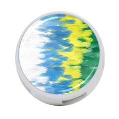 Brazil Colors Pattern 4-port Usb Hub (one Side) by paulaoliveiradesign