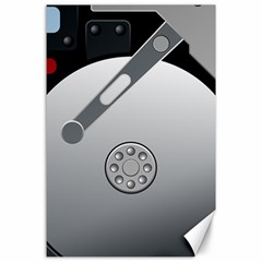 Computer Hard Disk Drive Hdd Canvas 24  X 36  by BangZart