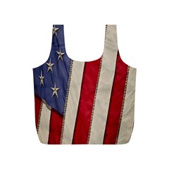 Usa Flag Full Print Recycle Bags (s)  by BangZart
