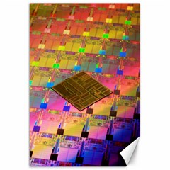 Technology Circuit Pentium Die Canvas 20  X 30   by BangZart