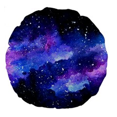 Galaxy Large 18  Premium Round Cushions by Kathrinlegg