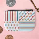 Simple Saturated Pattern Mini Coin Purses Back