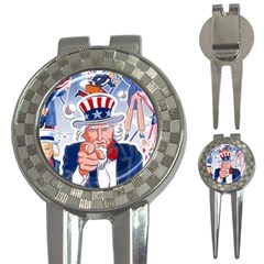 Independence Day United States Of America 3-in-1 Golf Divots by BangZart
