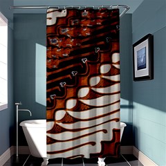 Traditional Batik Sarong Shower Curtain 36  X 72  (stall)  by BangZart