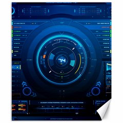 Technology Dashboard Canvas 8  X 10  by BangZart