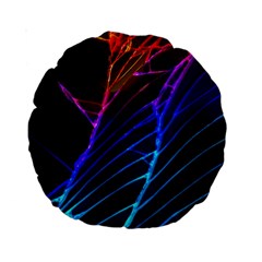 Cracked Out Broken Glass Standard 15  Premium Round Cushions by BangZart