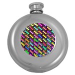 80sblox Round Hip Flask (5 oz) Front