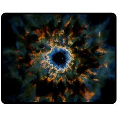 Crazy  Giant Galaxy Nebula Double Sided Fleece Blanket (medium)  by BangZart