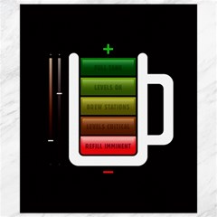 Black Energy Battery Life Canvas 8  X 10  by BangZart