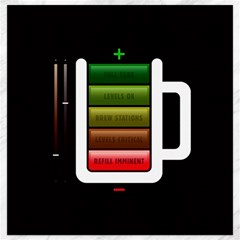 Black Energy Battery Life Canvas 12  X 12   by BangZart