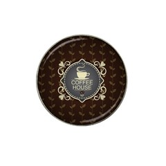 Coffee House Hat Clip Ball Marker (10 Pack) by BangZart