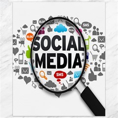 Social Media Computer Internet Typography Text Poster Canvas 16  X 20   by BangZart