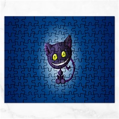 Funny Cute Cat Rectangular Jigsaw Puzzl by BangZart