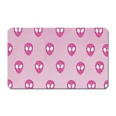 Alien Pattern Pink Magnet (rectangular) by BangZart