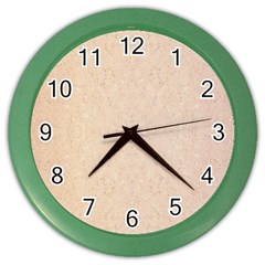 Pastel Colors Glitter Pattern Color Wall Clocks by paulaoliveiradesign