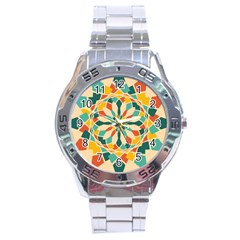 Summer Festival Stainless Steel Analogue Watch by linceazul