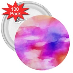 Colorful Abstract Pink And Purple Pattern 3  Buttons (100 Pack)  by paulaoliveiradesign
