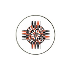 Geometric Celtic Cross Hat Clip Ball Marker (4 Pack) by linceazul