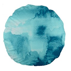 Ombre Large 18  Premium Round Cushions by ValentinaDesign
