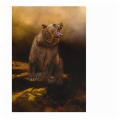 Roaring Grizzly Bear Large Garden Flag (two Sides) by gatterwe
