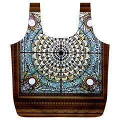 Stained Glass Window Library Of Congress Full Print Recycle Bags (l)  by Nexatart