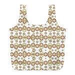 Multicolor Graphic Pattern Full Print Recycle Bags (L)  Back