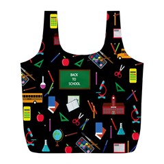 Back To School Full Print Recycle Bags (l)  by Valentinaart