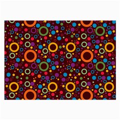 70s Pattern Large Glasses Cloth by ValentinaDesign
