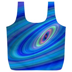 Oval Ellipse Fractal Galaxy Full Print Recycle Bags (l)  by Nexatart