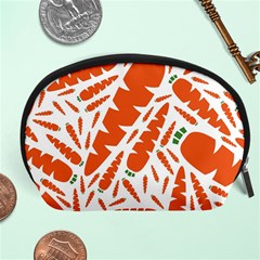 Carrots Fruit Vegetable Orange Accessory Pouches (large)  by Mariart